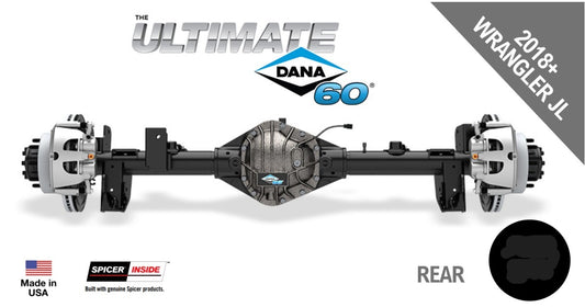 Ultimate Dana 60™ Crate Axle, Fits 2018+ Jeep Wrangler JL - Rear Axle - 3.73 Gear Ratio, Eaton ELocker® - (10048757)