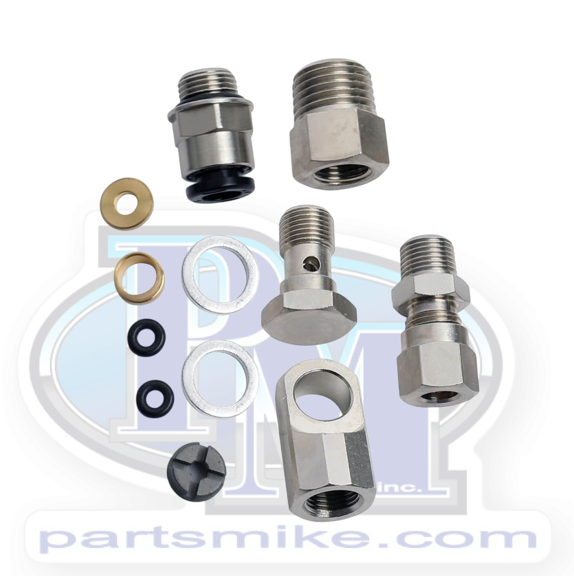 Bulkhead Kit High Pressure, 6mm to 3.5mm, O-Ring Type, ARB, (170114)