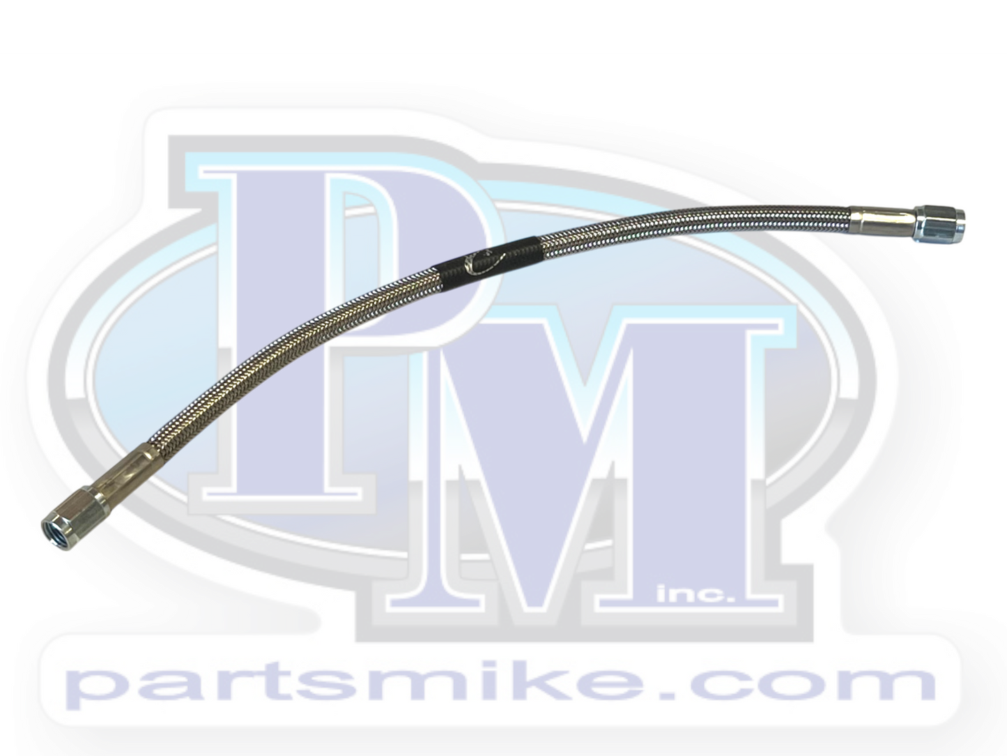 3AN Straight End / Straight End, Fitting Type, Stainless Steel Braided Brake Line