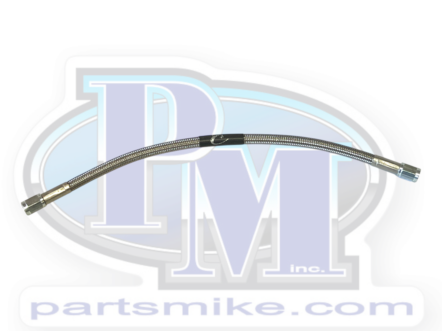 3AN Straight End / Straight End, Fitting Type, Stainless Steel Braided Brake Line