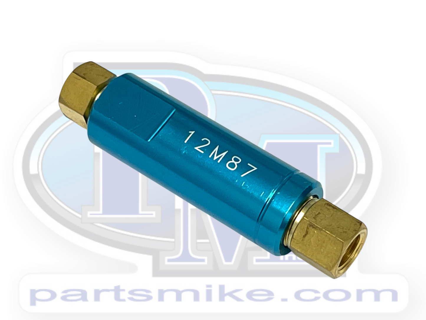 Residual Brake Check Valve, 2 PSI., 3/8" x 24 tpi. Inverted Flare, Compression 3/16", RPV2