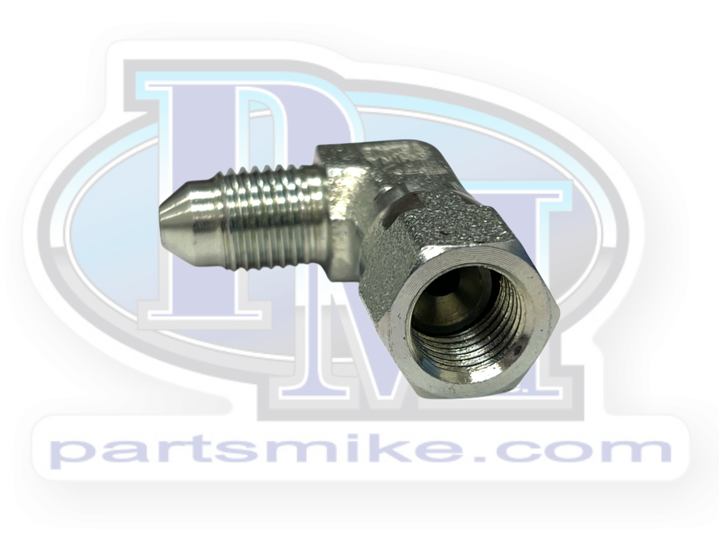 3AN Male to 3AN Female with Inverted Flare, 90 Degree, F Swivel, GRCPL-903