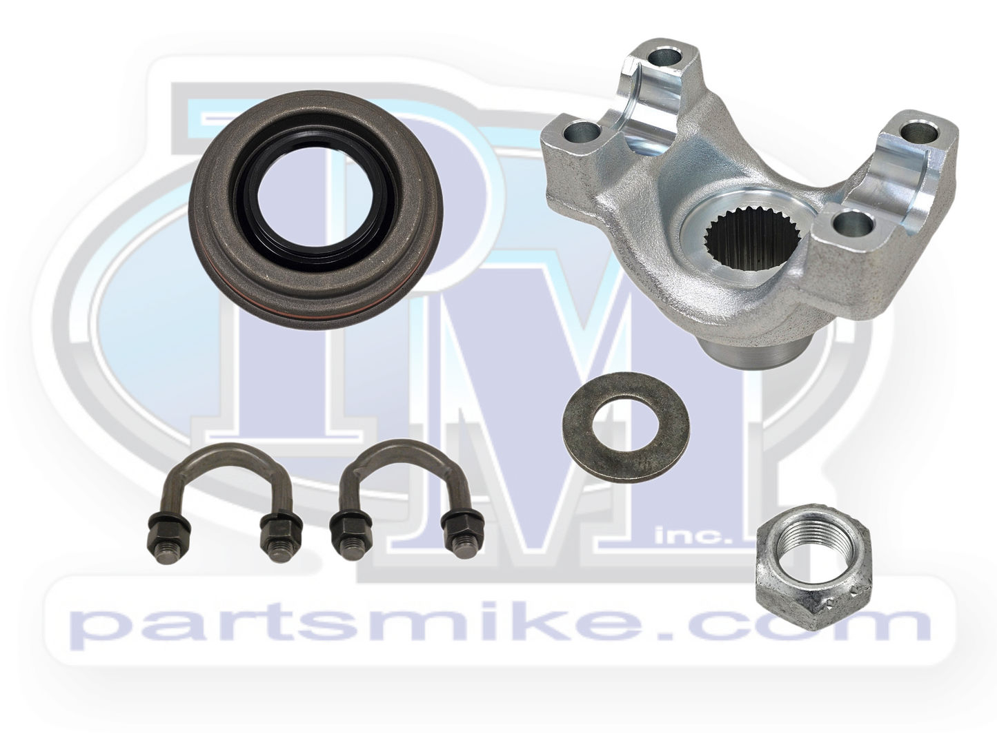 Forged Yoke Kit, 26 Spline with Seal, 1350, Nut and U-Bolts, PM3112-5008GK