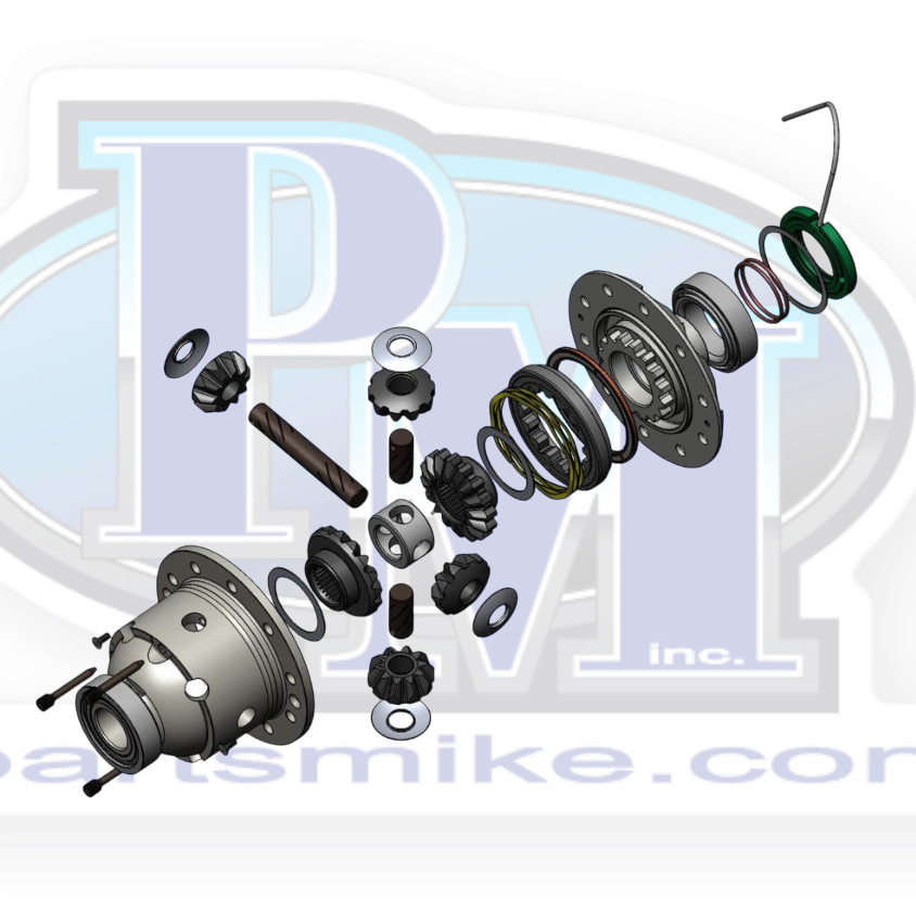 Dana 60HD, 35 Spline, Shaft 1.50", 4.56 & Up, ARB Air Locker, (RD166)