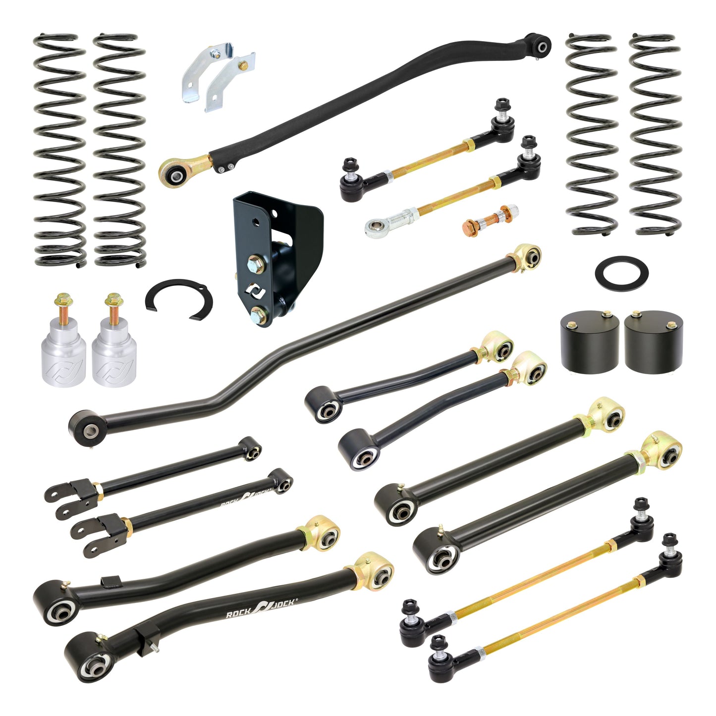 Jeep JL Wrangler w/ Diesel engine, 3.5 in. lift, Pro Edition Johnny Joint Suspension System, RockJock