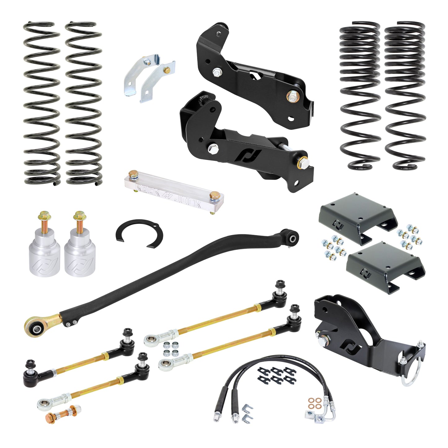 Jeep JT Gladiator w/ Diesel engine, 3.5 in. lift, Driver Lift Kit, RockJock, (RJ-JTD000-103)