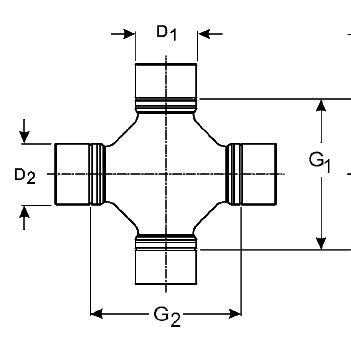PTO Power Take Off, U-Joint, DAN5-170X
