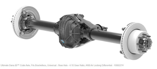 Ultimate Dana 80™Crate Axle, Full-Float, Fits Bracketless, Universal - Rear Axle - 4.10 Gear Ratio, ARB Air Locking Differential - 10082274