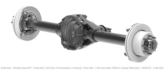 Ultimate Dana 80™  Crate Axle, Full-Float, Fits Bracketless, Universal - Rear Axle - 4.88 Gear Ratio, ARB Air Locking Differential - 10082275 - Crate Axle
