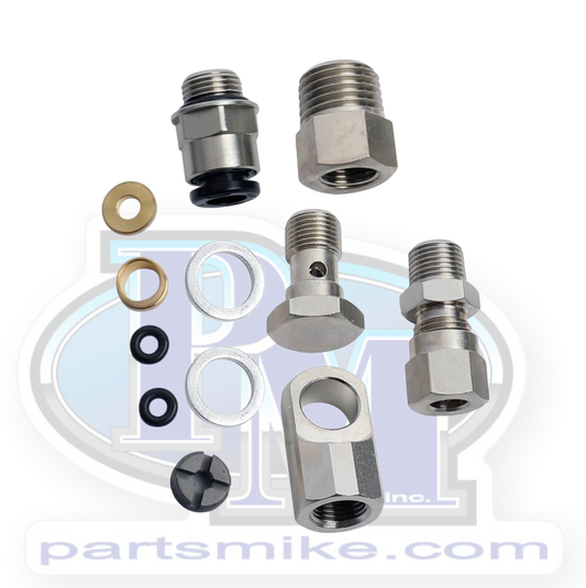 Bulkhead Kit High Pressure, 6mm to 3.5mm, O-Ring Type, ARB, (170114)