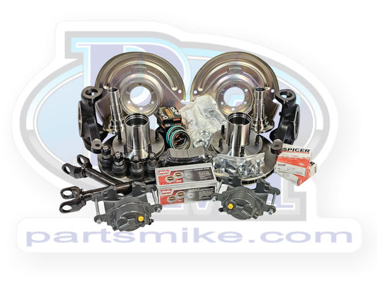 Knuckle Out Kit with disc brakes, fits Dana 30 and Dana 44, 5 x 5.5, PM1120-1555G