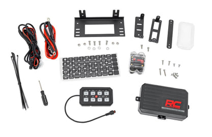 8 Gang Switch Panel, Bluetooth, RGB Backlit Buttons, Multifunction Modes, (RC70975A)