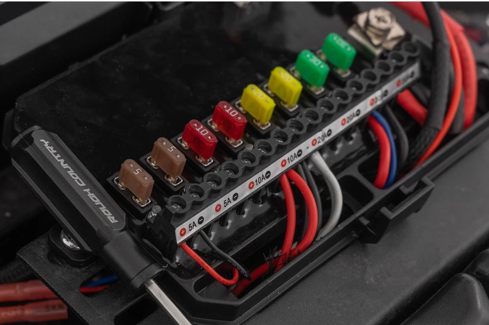 8 Gang Switch Panel, Bluetooth, RGB Backlit Buttons, Multifunction Modes, (RC70975A)