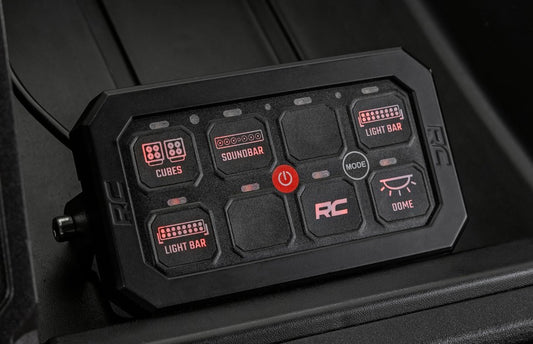 8 Gang Switch Panel, Bluetooth, RGB Backlit Buttons, Multifunction Modes, (RC70975A)