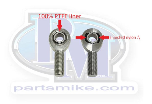 1-1/4" x 12tpi. x 1" Inside Bore Diameter (Bolt Hole), Right Hand Threads, "Race Series" Heim Joint Rod End, (PM-JMX16T-F1)