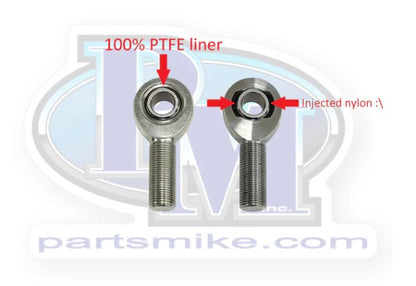 1-1/4" x 12tpi. x 1" Inside Bore Diameter (Bolt Hole), Right Hand Threads, "Race Series" Heim Joint Rod End, (PM-JMX16T-F1)