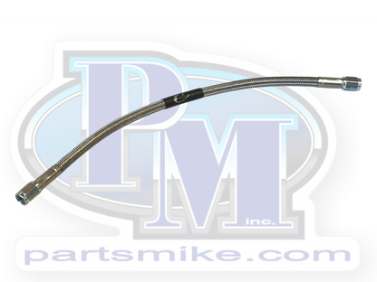 3AN Straight End / Straight End, Fitting Type, Stainless Steel Braided Brake Line