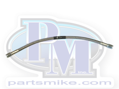 3AN Straight End / Straight End, Fitting Type, Stainless Steel Braided Brake Line