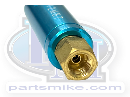Residual Brake Check Valve, 2 PSI., 3/8" x 24 tpi. Inverted Flare, Compression 3/16", RPV2