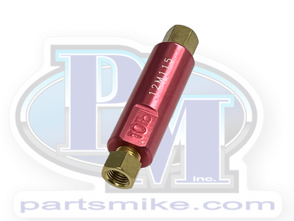 Residual Brake Check Valve, 10 PSI., 3/8" x 24 tpi. Inverted Flare, Compression 3/16", RPV10