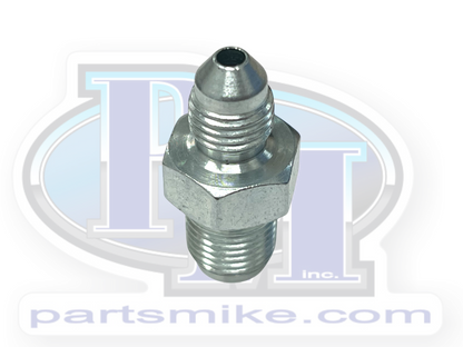 3AN Male to 7/16" x 24tpi. Male with Inverted Flare, Brake Line Fitting, GR10716-03