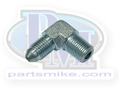 3AN Male to 1/8" NPT Male, 90 Degree, GR962203
