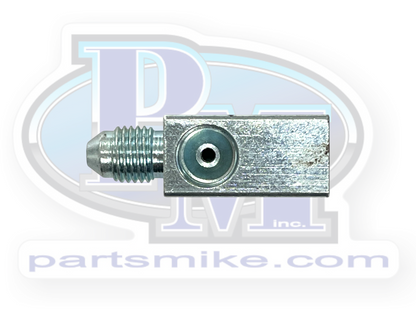 3AN Male to 3AN Female x 2 ports., Brake T, 3/16" Mounting Hole, GR105A