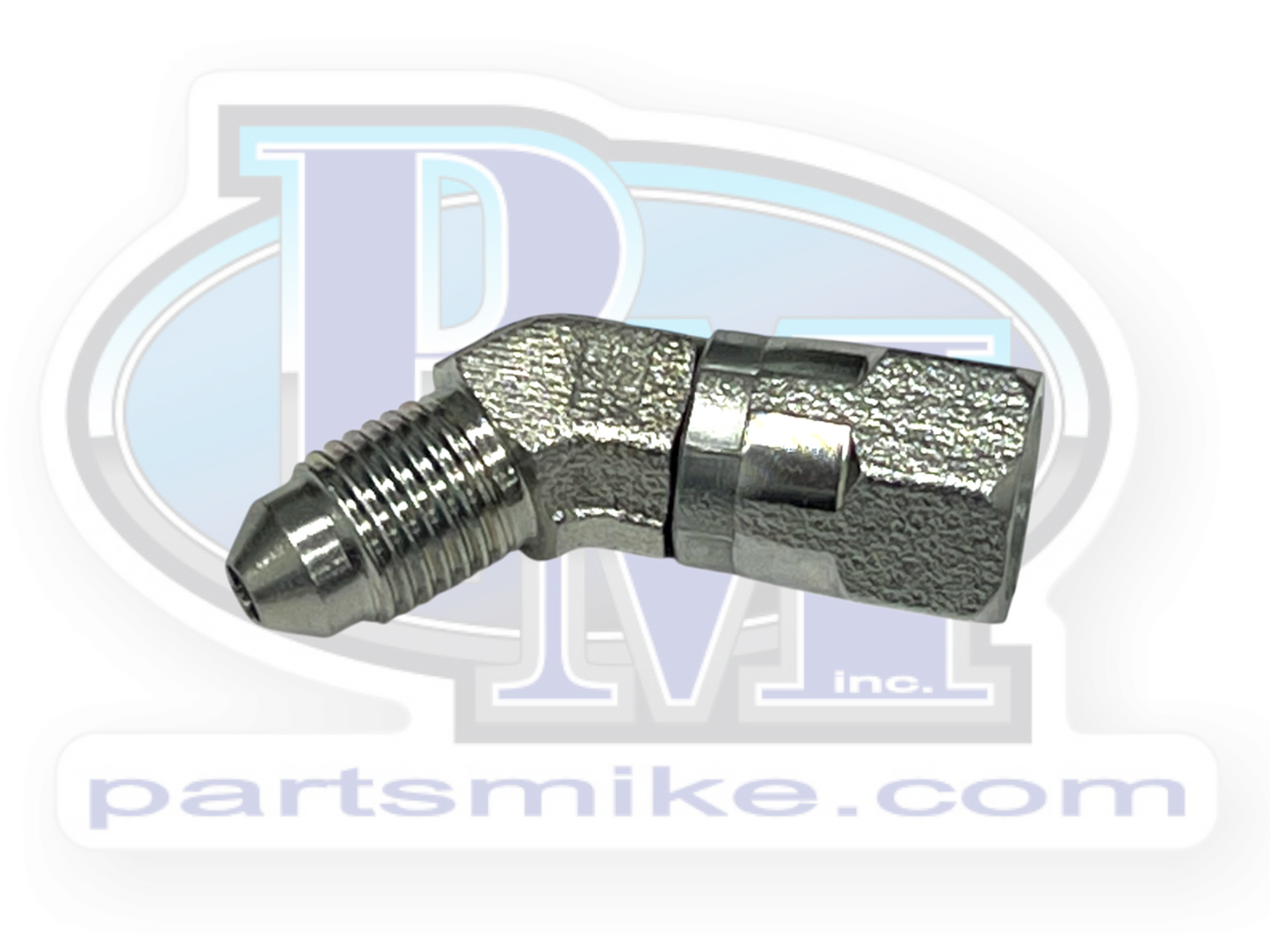 3AN Male to 3AN Female, Inverted Flare, F Swivel, 45 Degree, GRCPL-453