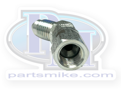 3AN Male to 3AN Female, Inverted Flare, F Swivel, 45 Degree, GRCPL-453