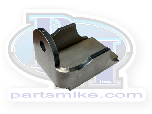 Radius Curved Tab with 1/2" Mounting Hole, (PM71)