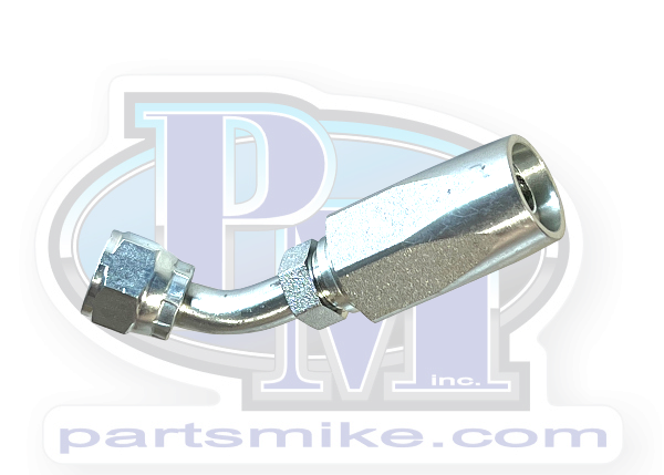 -6 AN Fitting, 45 Degree Reusable, (PSC-HA2-645)