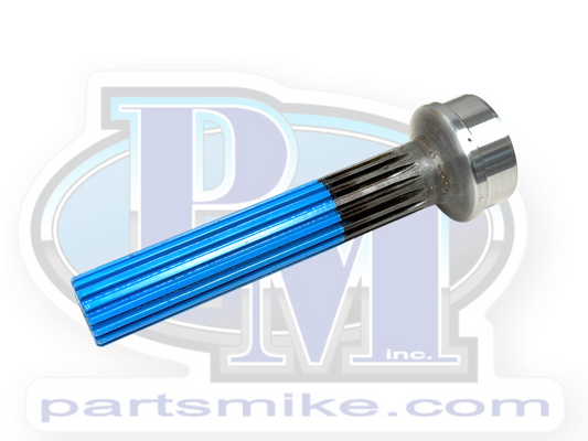 Stub Shaft, 2.5" x .095" wall tubing, Spline 1.375", (PM2-40-1951-2)