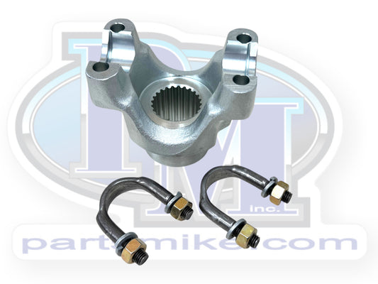 Forged Driveshaft Yoke Kit with U-Bolts, 24 Spline, 1310, (PM3112-1002GK)