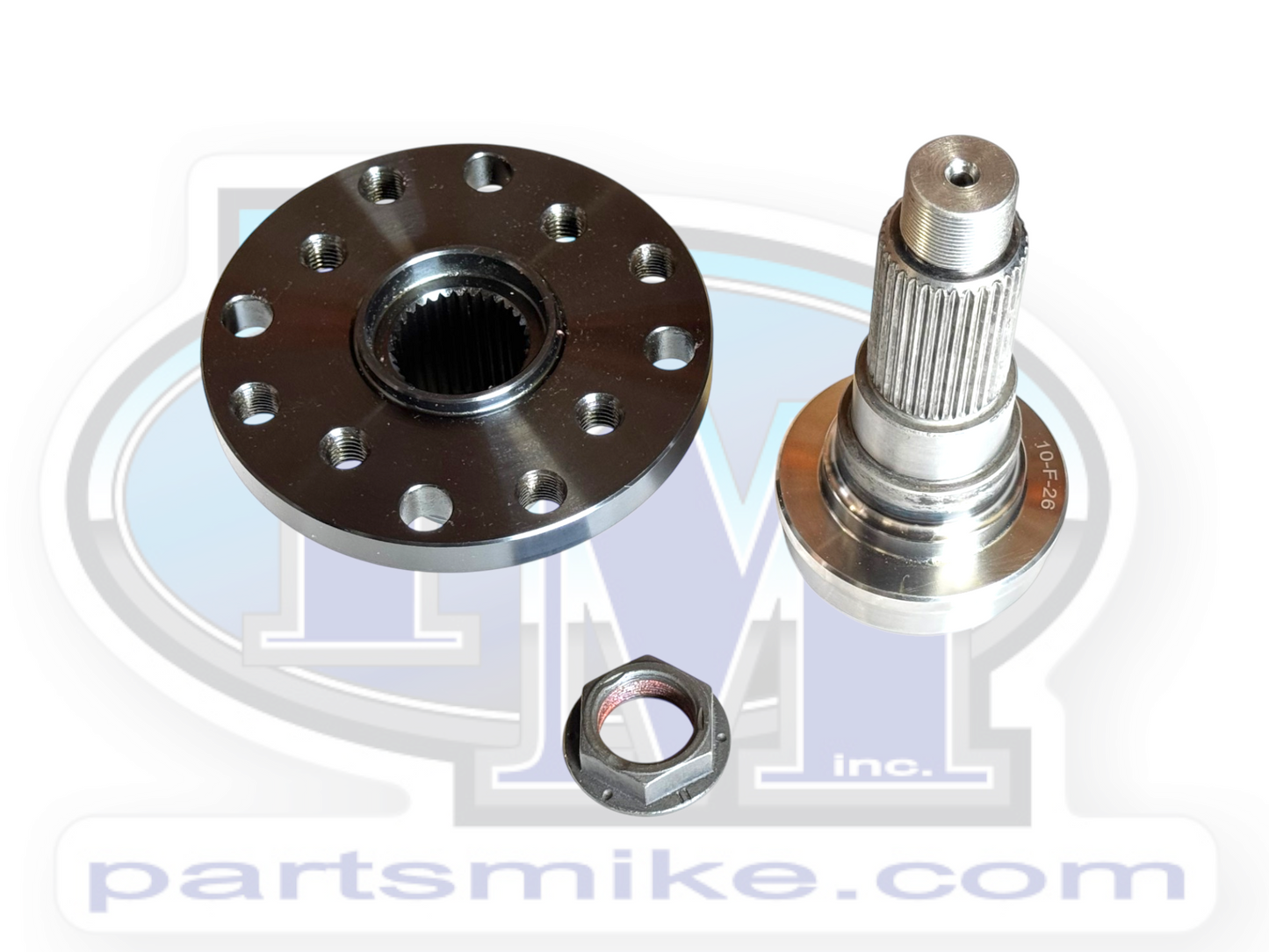 32 Spline Midship Kit, Companion Flange, Stub, and Nut (PM3114-0032G-3051)