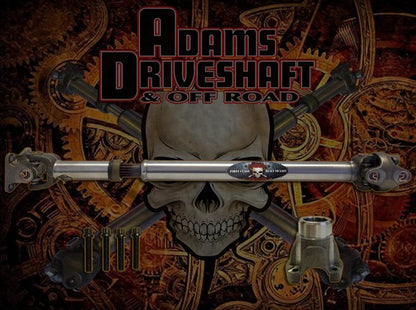 JT, Jeep Gladiator, FRONT, Rubicon, Overland, Sport, Mojave, Adams Driveshaft, 1310 CV with OE Flange Style, Extreme Duty