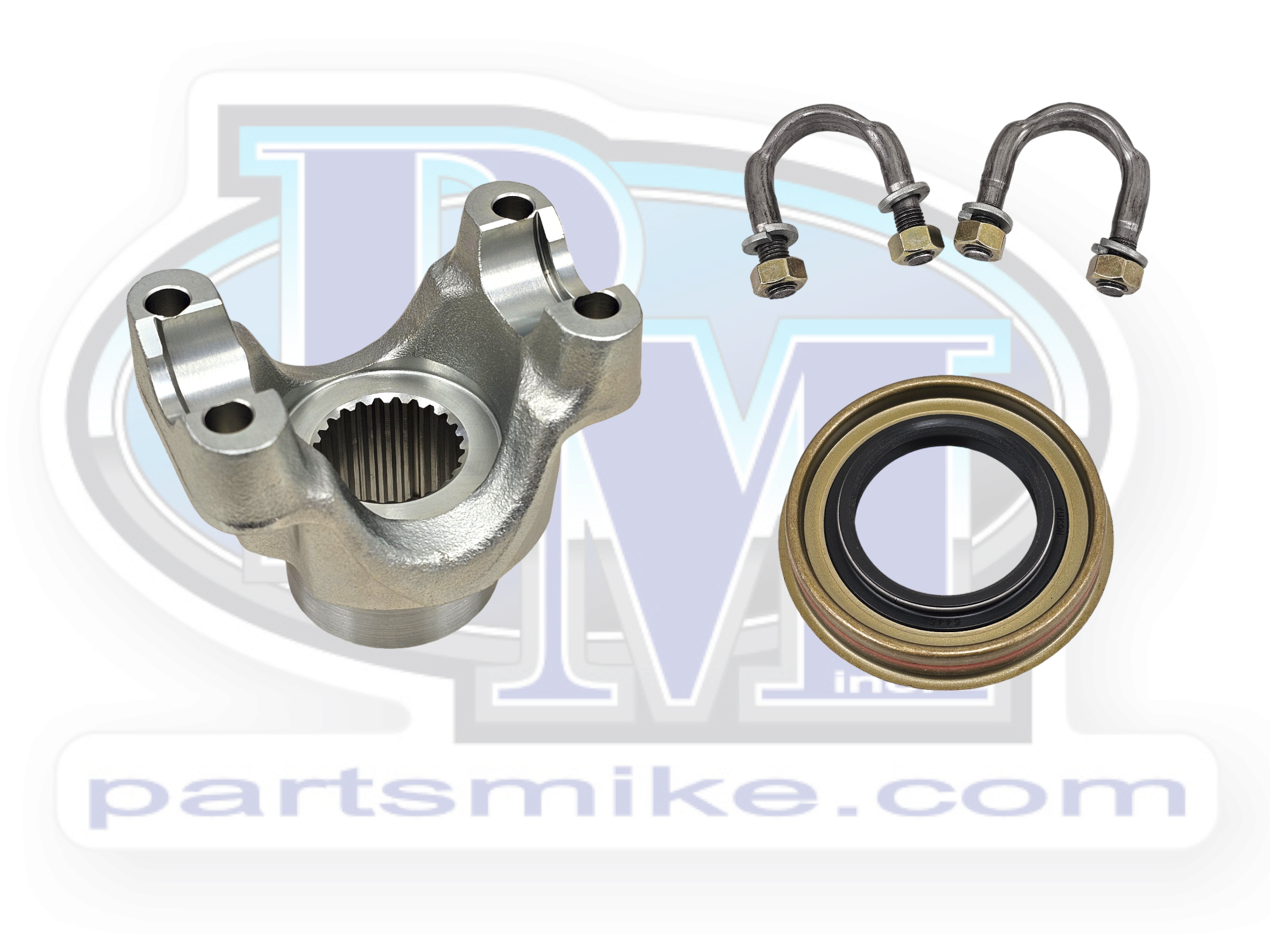 Yoke Kit Forged Driveshaft Yoke Kit with Pinion Seal and U-Bolts, 24 Spline, 13 ...