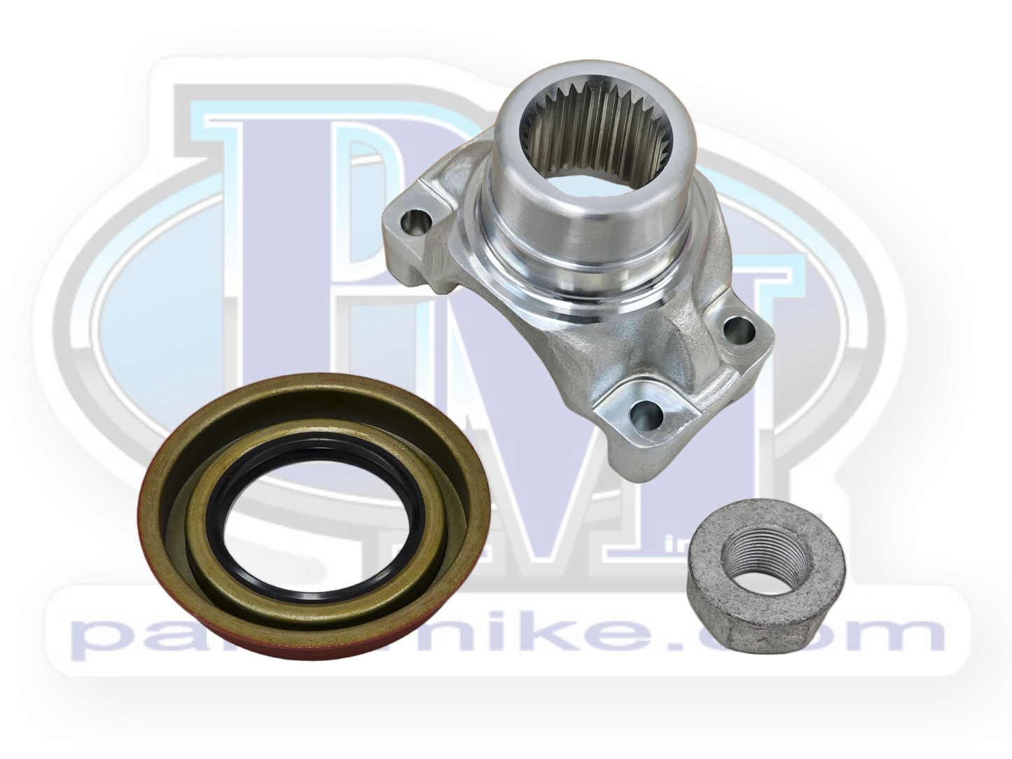 GM 14 Bolt, Yoke Kit, with Pinion Seal, 30 Spline, 1410, Pinion Nut, U-Bolts, PM3112-1402-1