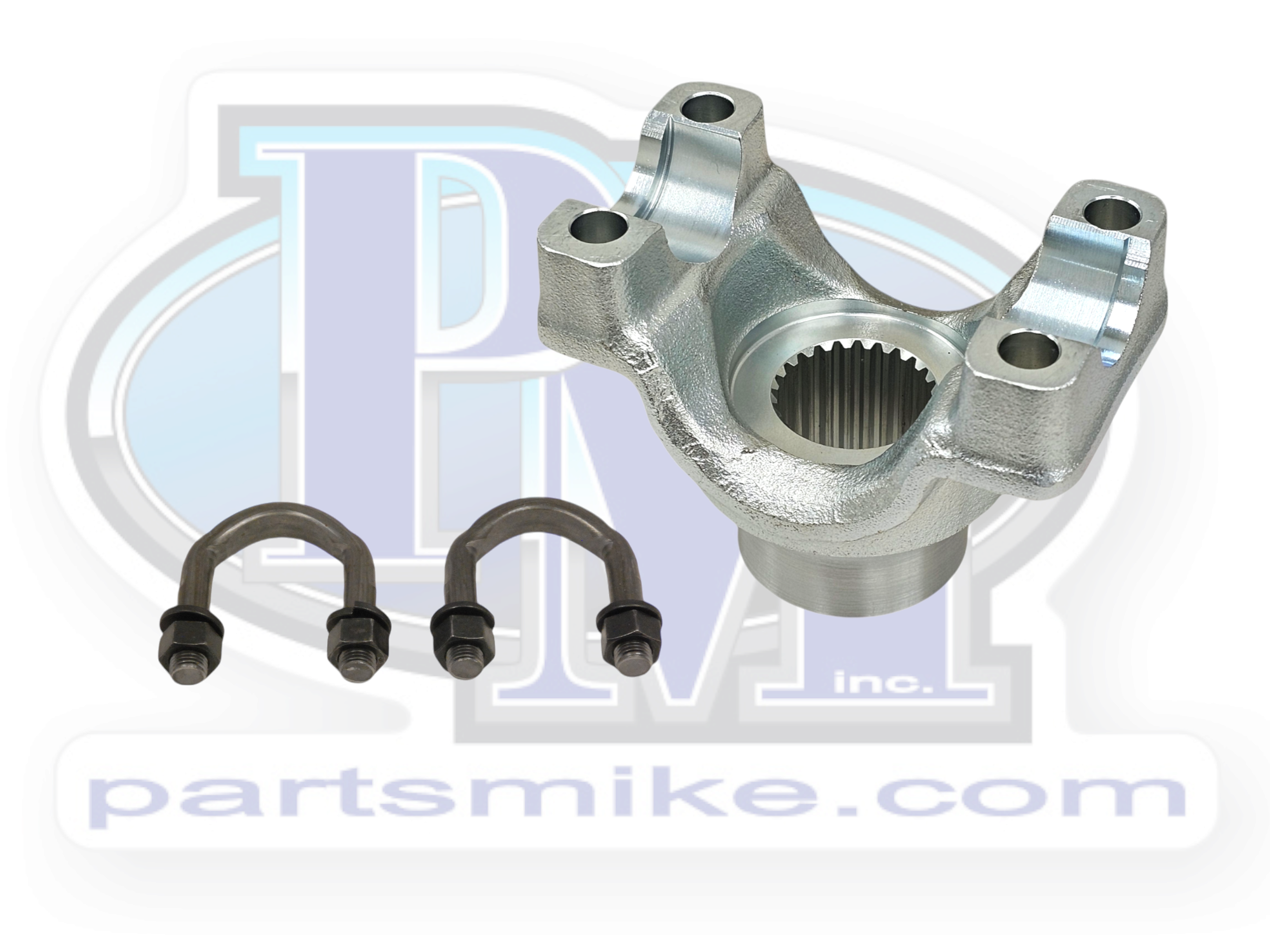 Jeep JK Front, 1350, U-Bolt Style, Forged Driveshaft Yoke Kit, 24 Spli ...