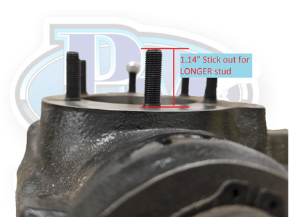 Dana 44, Camber Shim with 6 Spindle Studs and Nuts
