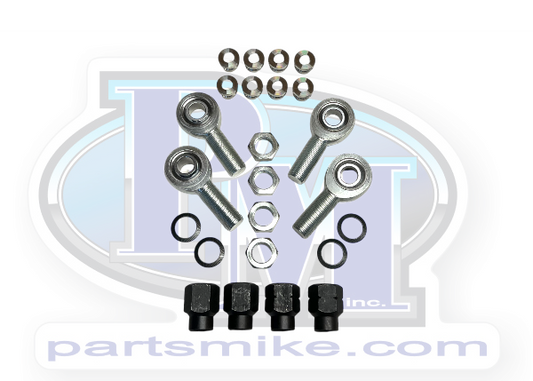 Heim Joint Steering Kit, 7/8" Threaded Heim's with 3/4" I.D. hole, 1.75" Mounting Width, High Misalignment Spacer to 1/2" Bolt Hole, (PM6420.5000)