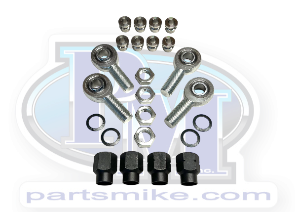 Heim Joint Steering Kit, 7/8" Threaded Heim's with 3/4" I.D. hole, 1.75" Mounting Width, High Misalignment Spacer to 1/2" Bolt Hole, (PM6420.5000)