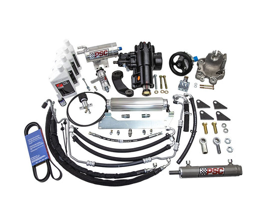 PSC Cylinder Assist™ Steering Kit for 2020 and Newer Jeep JL/JT 3.6L w/ 7.5" Stroke Front Axle and 1-3/4" Tie-Rod, PSC-SK689R36JP3-7.5W-1.75