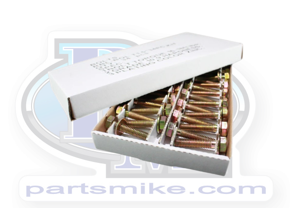 Beadlock Bolt Kit for Raceline Wheels, 5/16" x 18tpi. x 1.50" Long, Grade 8, 32pcs. + 2 Inserts, (RBL-BOLT1.50"32PCSKIT)