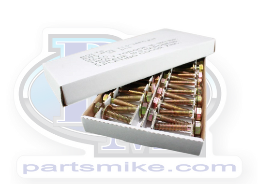 Beadlock Bolt Kit for Raceline Wheels, 5/16" x 18tpi. x 1.50" Long, Grade 8, 32pcs. + 2 Inserts, (RBL-BOLT1.50"32PCSKIT)