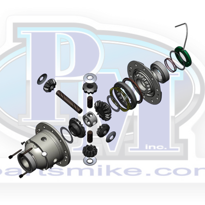 Dana 30, 27 Spline, Front, Shaft 1.16", 3.73 & UP, ARB Air Locker