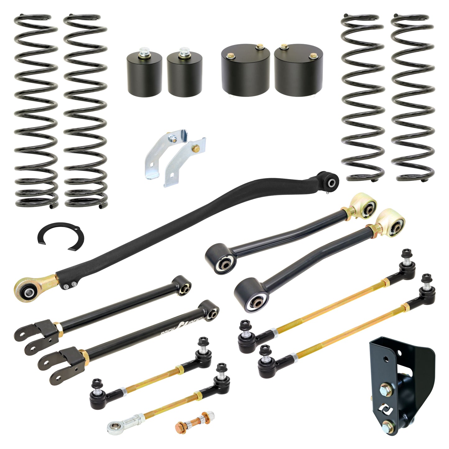 Jeep  JL Wrangler 4XE Hybrid, 3.5 in. lift, Sport Edition Johnny Joint Suspension System, RockJock