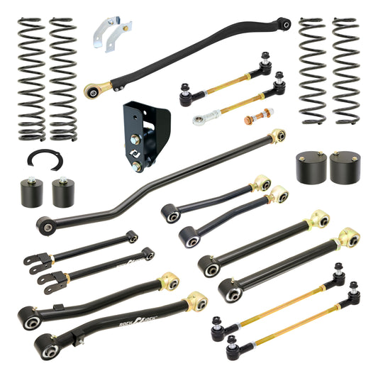 Jeep JL Wrangler 4XE Hybrid, 3.5 in. lift, Pro Edition Johnny Joint Suspension System, RockJock
