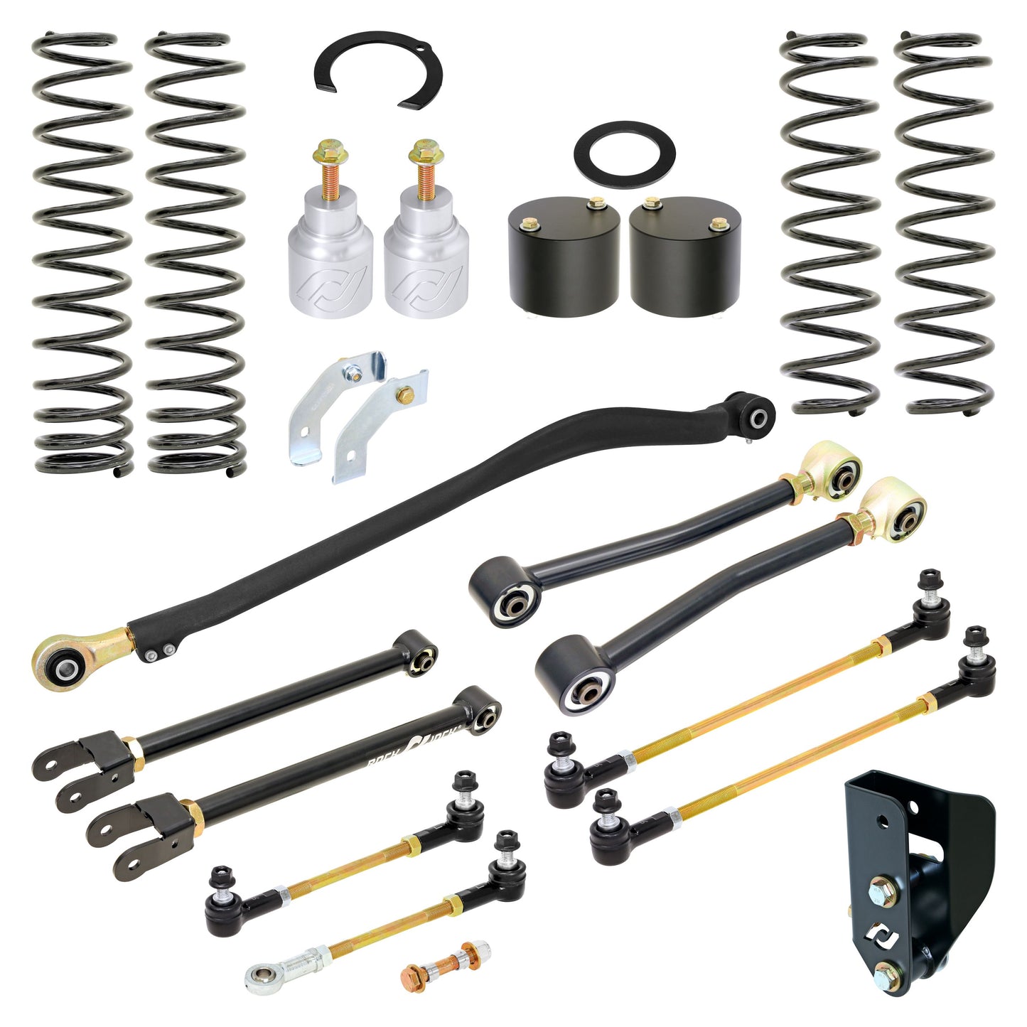 Jeep JL Wrangler w/ Diesel engine, 3.5 in. lift, Sport Edition Johnny Joint Suspension System, RockJock