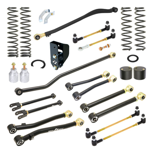Jeep JL Wrangler w/ Diesel engine, 3.5 in. lift, Pro Edition Johnny Joint Suspension System, RockJock