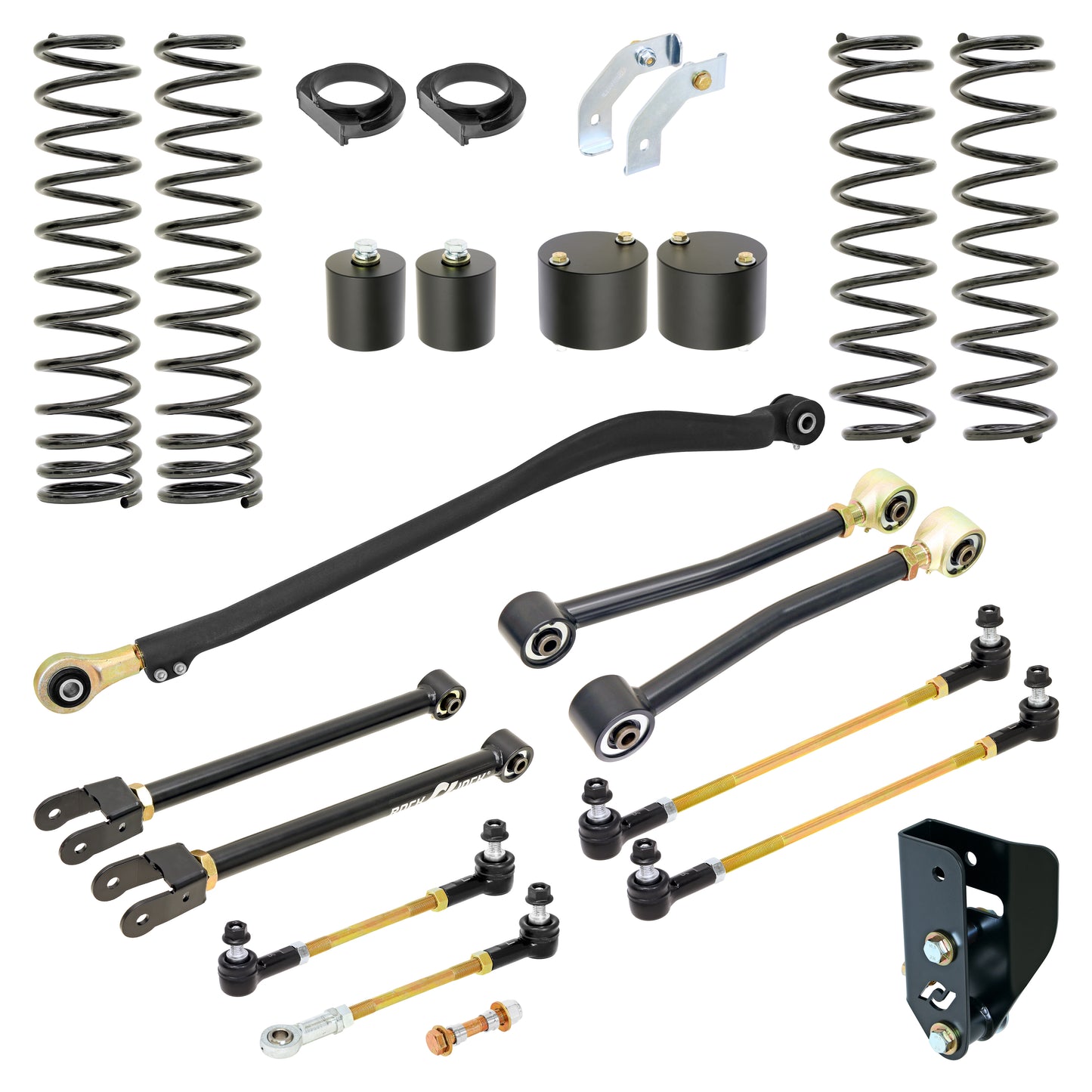 Jeep JL Wrangler w/ Gas V-6, 3.5 in. lift, Sport Edition Johnny Joint Suspension System, RockJock